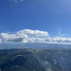 Flugwegposition um 11:21:02: Aufgenommen in der Nähe von Gemeinde Schwarzau im Gebirge, Österreich in 2492 Meter